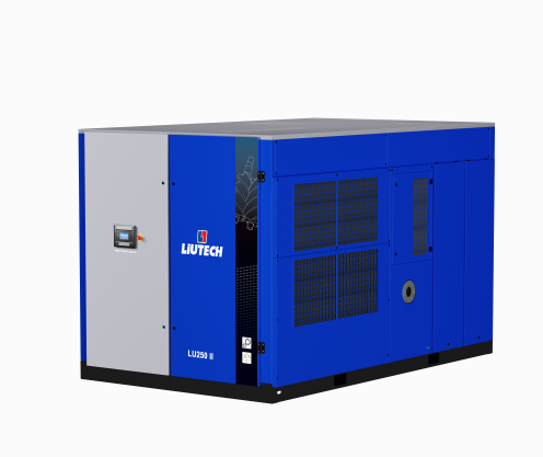 柳泰克高效两级压缩螺杆空压机